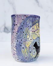 Load image into Gallery viewer, 10 - TUMBLER: Cat in the Garden