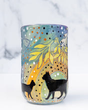 Load image into Gallery viewer, 08 - TUMBLER: Felines and Florals