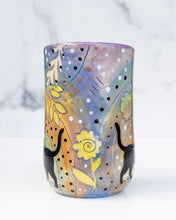 Load image into Gallery viewer, 08 - TUMBLER: Felines and Florals