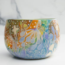 Load image into Gallery viewer, 37 - BOWL: Dimple Blooms Bowl