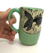Load image into Gallery viewer, Mug #12 - Fine Fish and Celadon Glaze