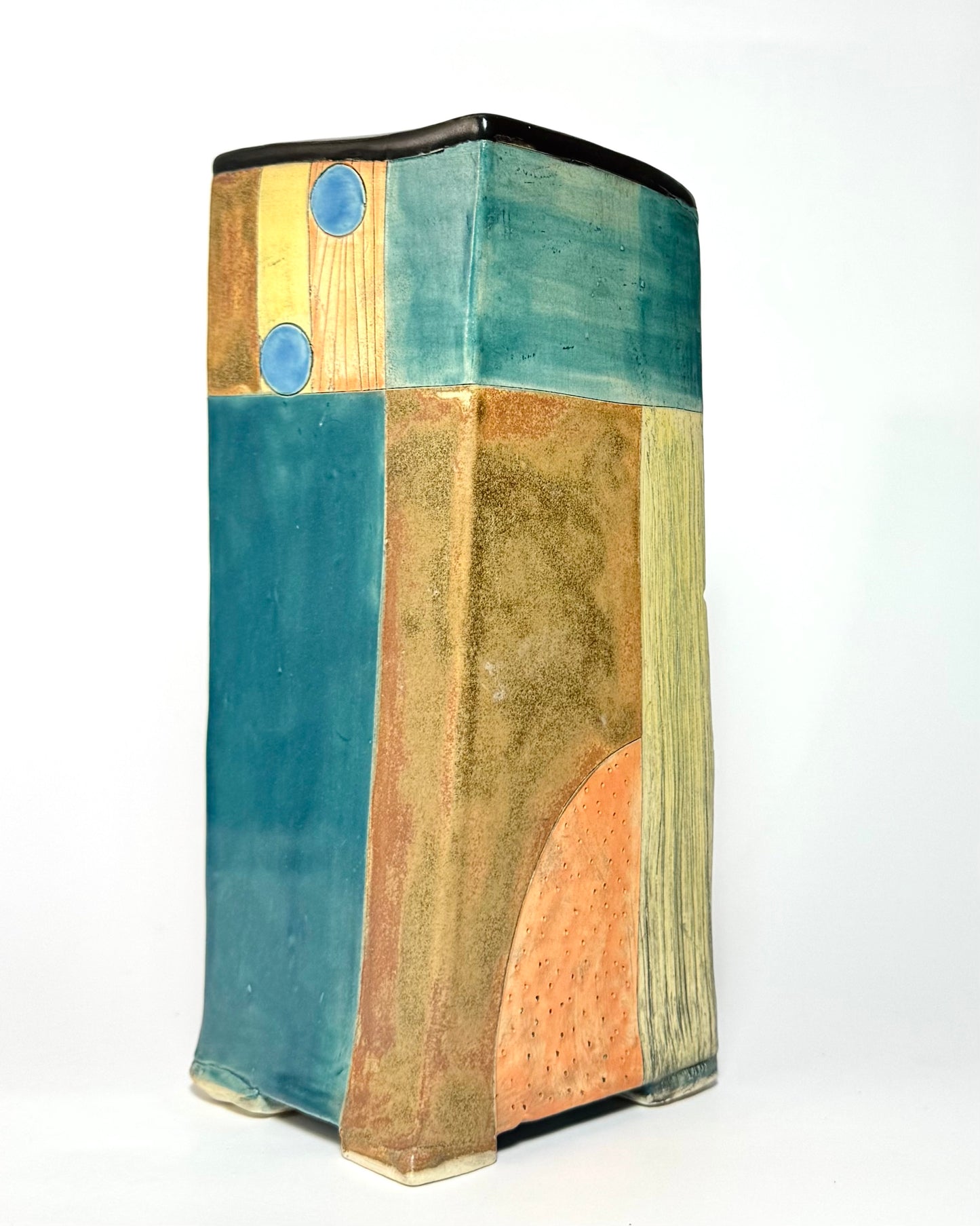 #476 - Horizon Sunset Vessels - Pair