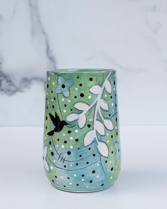 18 - TUMBLER: In the Garden