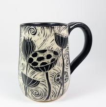 Load image into Gallery viewer, Mug #55 -Pods - Black Matte Glaze
