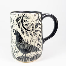 Load image into Gallery viewer, Mug #56 - King Quail - Black Matte Glaze
