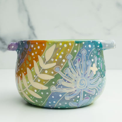 30 - BOWL W/HANDLES: Garden Bowl