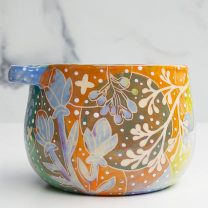 30 - BOWL W/HANDLES: Garden Bowl