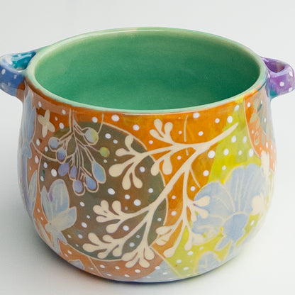 30 - BOWL W/HANDLES: Garden Bowl