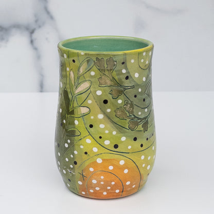 23 - TUMBLER: Crow in the Field