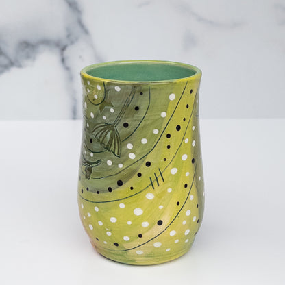 23 - TUMBLER: Crow in the Field