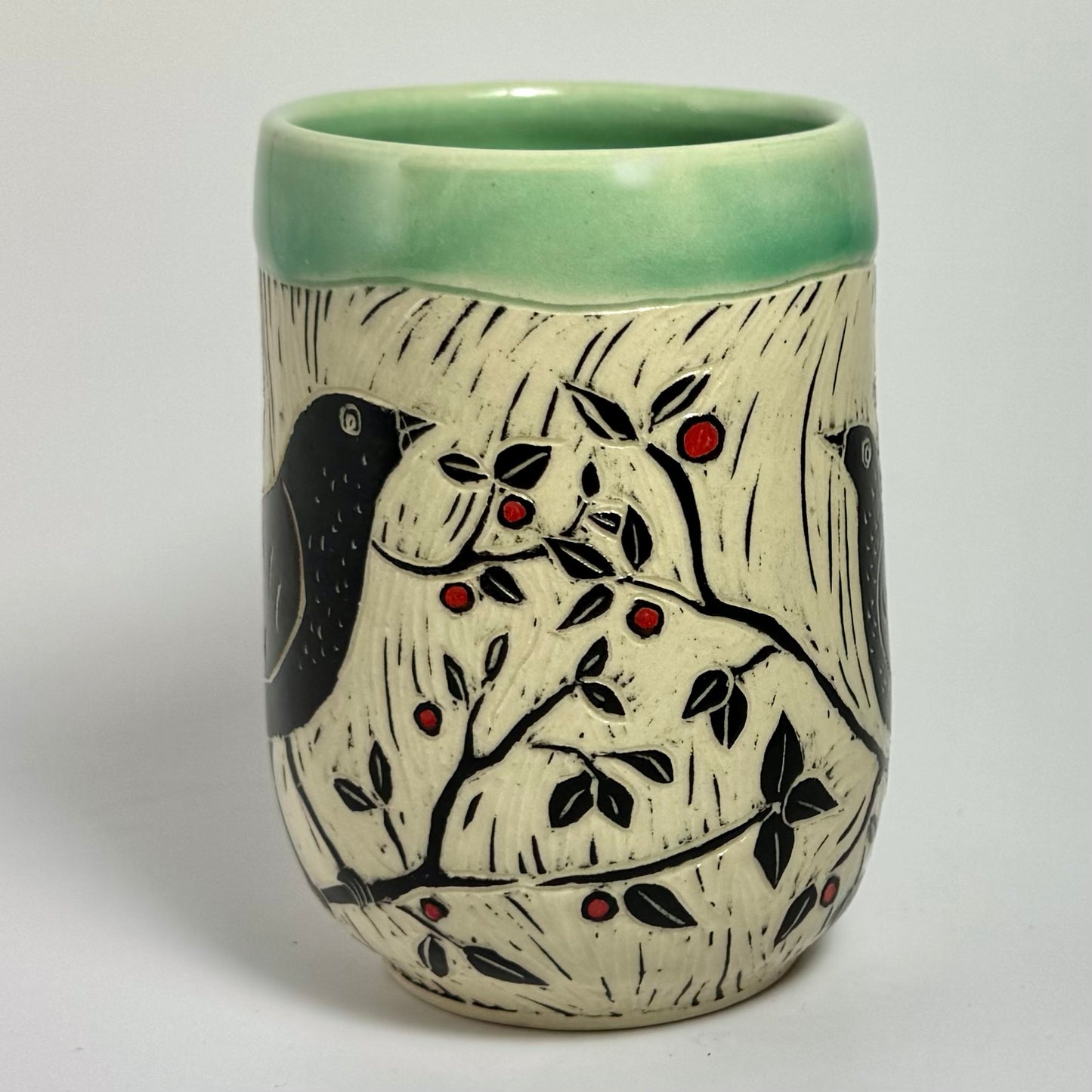 Mug - Folk Art Bird - 3