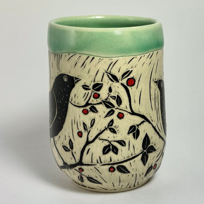 Mug - Folk Art Bird - 3