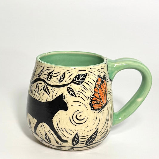 Mug - Cat with Butterfly - 3