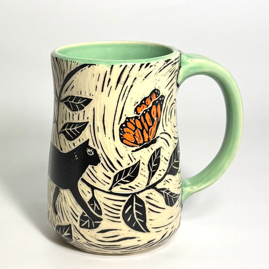 Mug - Cat with Butterfly - 1