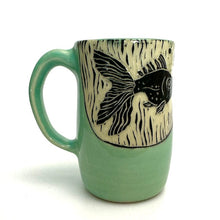 Load image into Gallery viewer, Mug #12 - Fine Fish and Celadon Glaze
