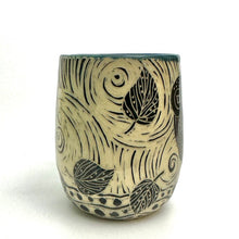 Load image into Gallery viewer, Mug #34 - Owl be Darned - Teal Blue Glaze
