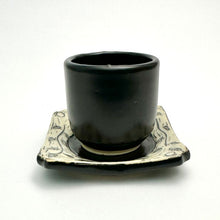 Load image into Gallery viewer, SET - Espresso/Sake Cup and Saucer - #03 -Thistle Duet
