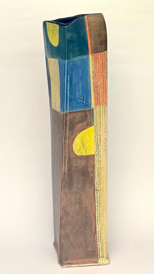 #476 - Horizon Sunset Vessels - Pair