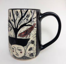 Load image into Gallery viewer, Mug #71 - Nature Lover - Black Matte Glaze
