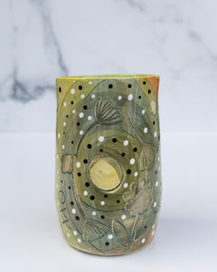 15 - TUMBLER: Oak Tree and Pattern