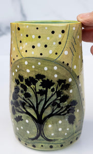 15 - TUMBLER: Oak Tree and Pattern