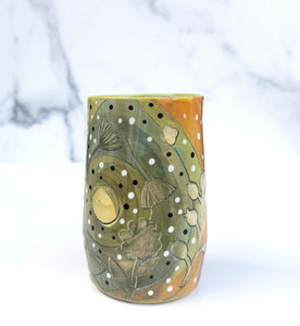 15 - TUMBLER: Oak Tree and Pattern