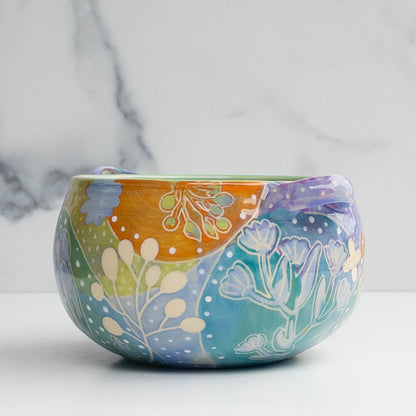 29 - BOWL W/HANDLES: Spring Fling 2