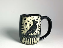 Load image into Gallery viewer, Woodcut Mug - King Crow
