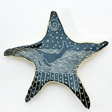 Load image into Gallery viewer, Sea Star Ornament - Humpback in the Surf
