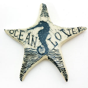 Sea Star Ornament - Ocean Lover - Sea Horse Of Course