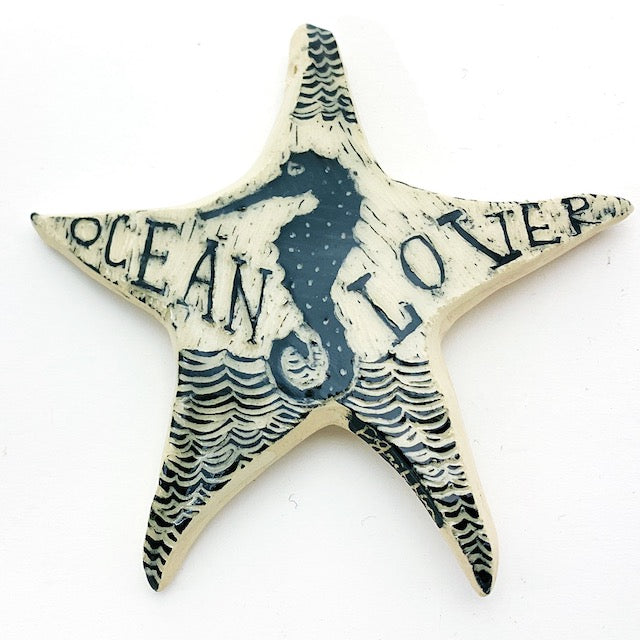 Sea Star Ornament - Ocean Lover - Sea Horse Of Course