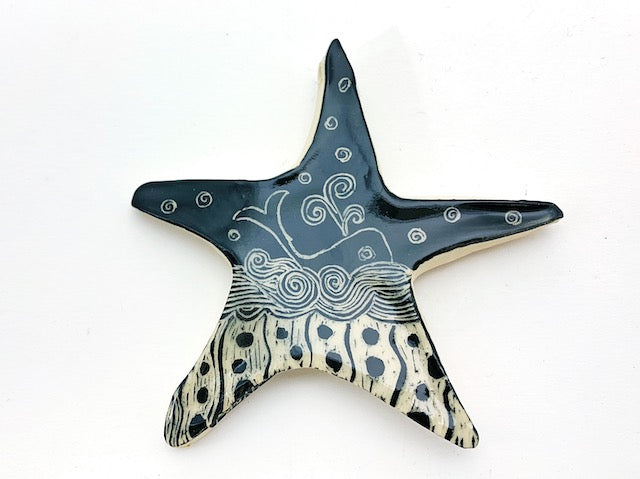 Sea Star Ornament - Whale at Night