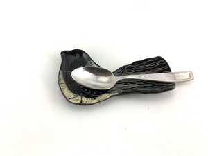 Spoon Rest - Bird with tail feathers